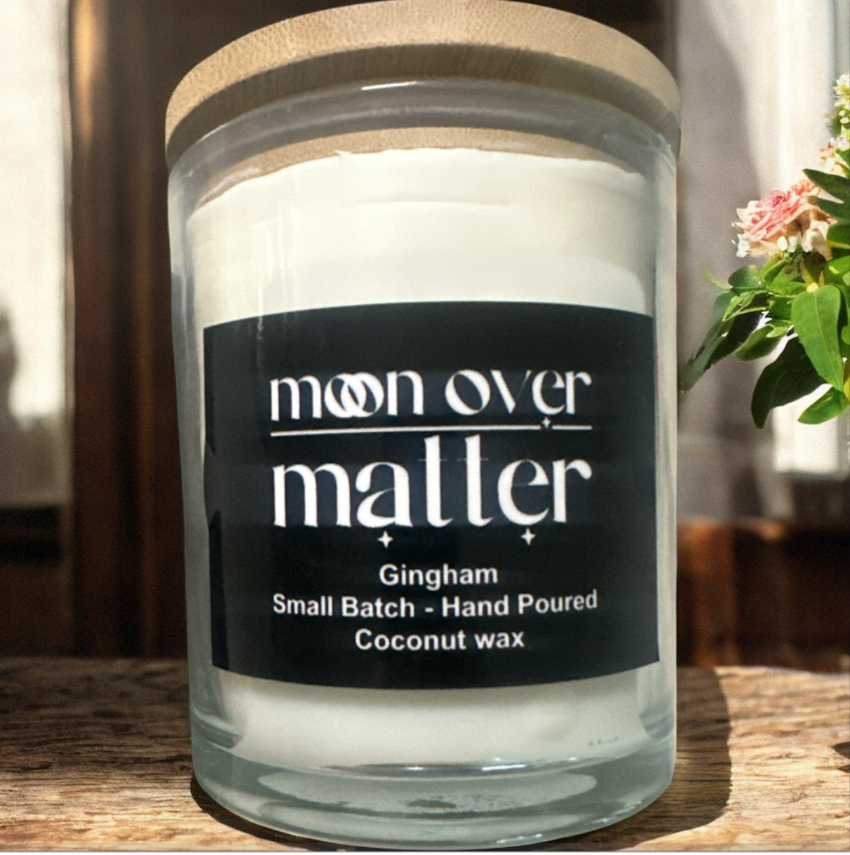 Moon Over Matter Candle - Gingham